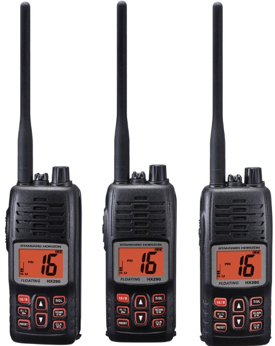 Standard Horizon HX290 Portable VHF Radio NOAA Weather channels and Weather  Alert Brand of Radio STANDARD HORIZON