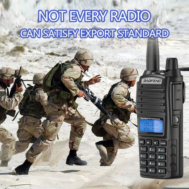 2PCS Baofeng UV-82 Plus 8W Walkie Talkie UV82 CB Radio Station 10KM VHF UHF  Dual Band UV 82 Two Way Radio Ham Radio Any Radios