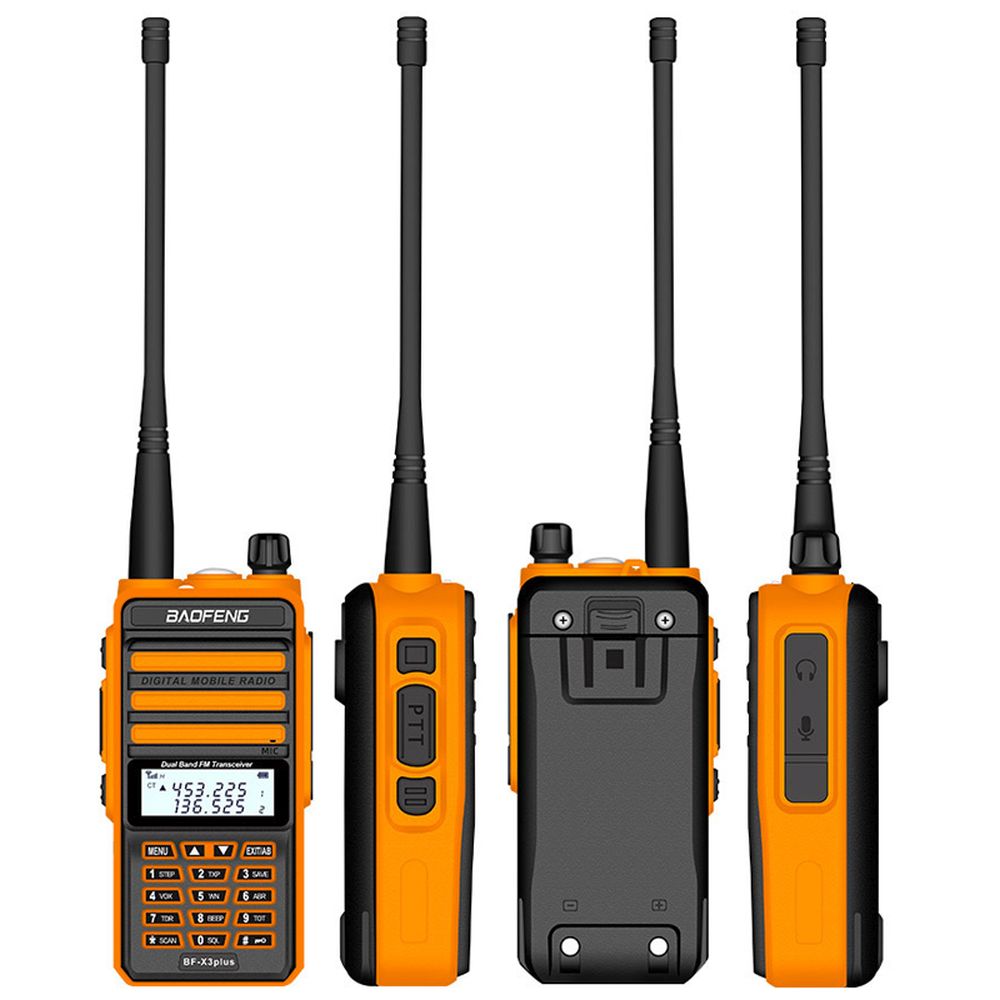 Baofeng UV-5R III Tri-Band VHF UHF 220MHz Walkie Talkie Handheld  Transceiver Two Way Radio - Two-Way Radio